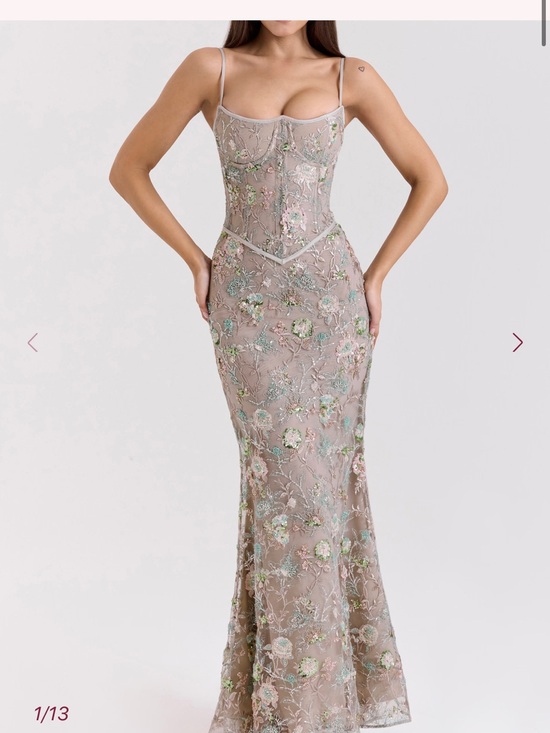 House of CB Dresses & Skirts - House of CB Naima "Silver Lining" Prom Dress